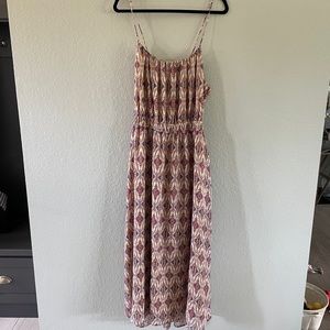 NWT Banana Republic spaghetti strap maxi dress size Large